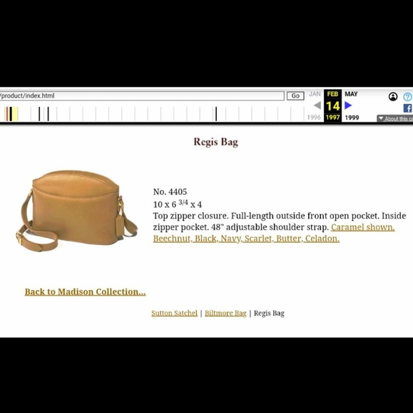 MADISON COLLECTION  VINTAGE COACH REGIS BAG - Picture 17 of 17